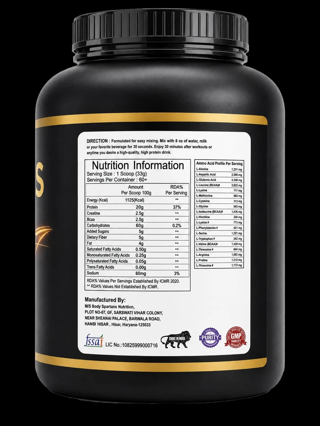 Lean Mass Gainer  2 kg thumbnail 2